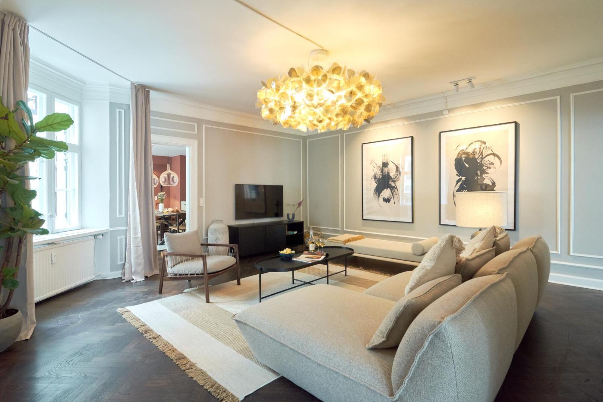 Stylish Spacious Apartment W 3Br In Copenhagen City Экстерьер фото