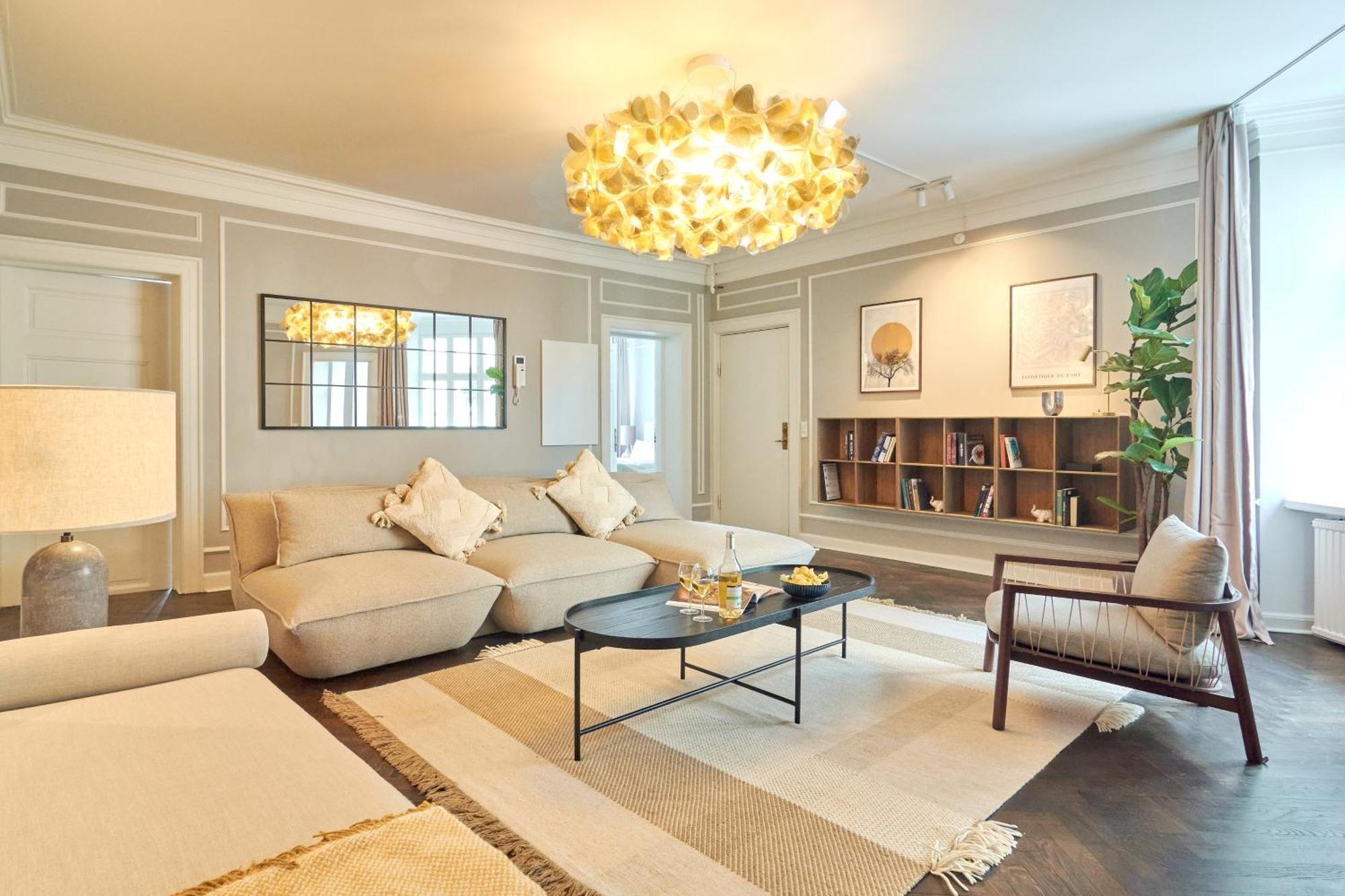 Stylish Spacious Apartment W 3Br In Copenhagen City Экстерьер фото